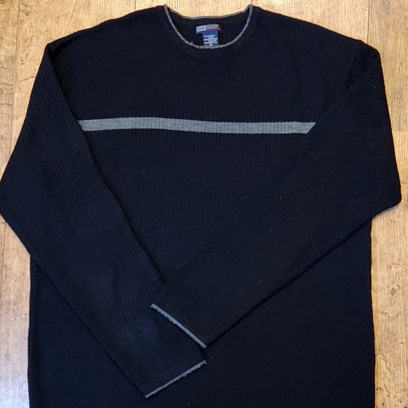 BKE Other - BKE - Men's Black Wool Crewneck Sweater - XL
